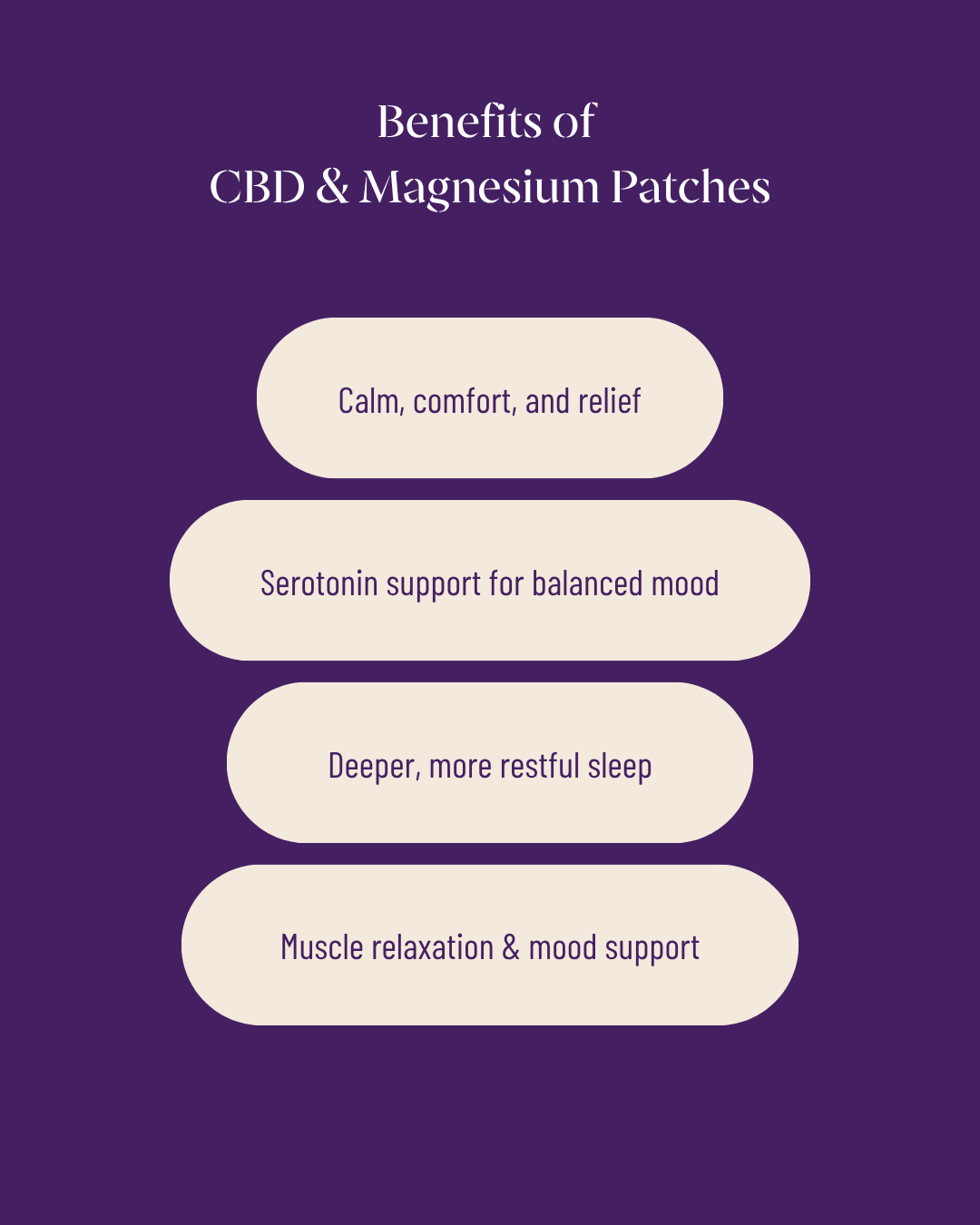 CBD & Magnesium Patches